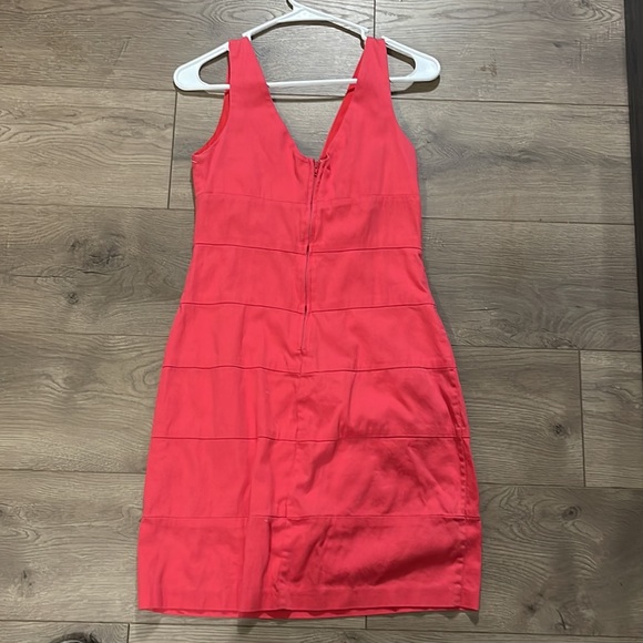 B. Smart Sleeveless Paneled Girl's Jr. Dress, Size 9 in coral color - Picture 4 of 8